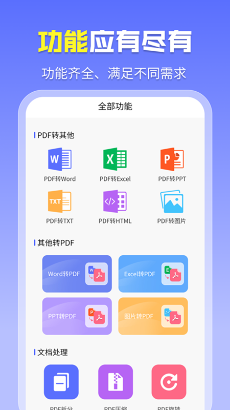 智能pdf转换助手安卓版截图3