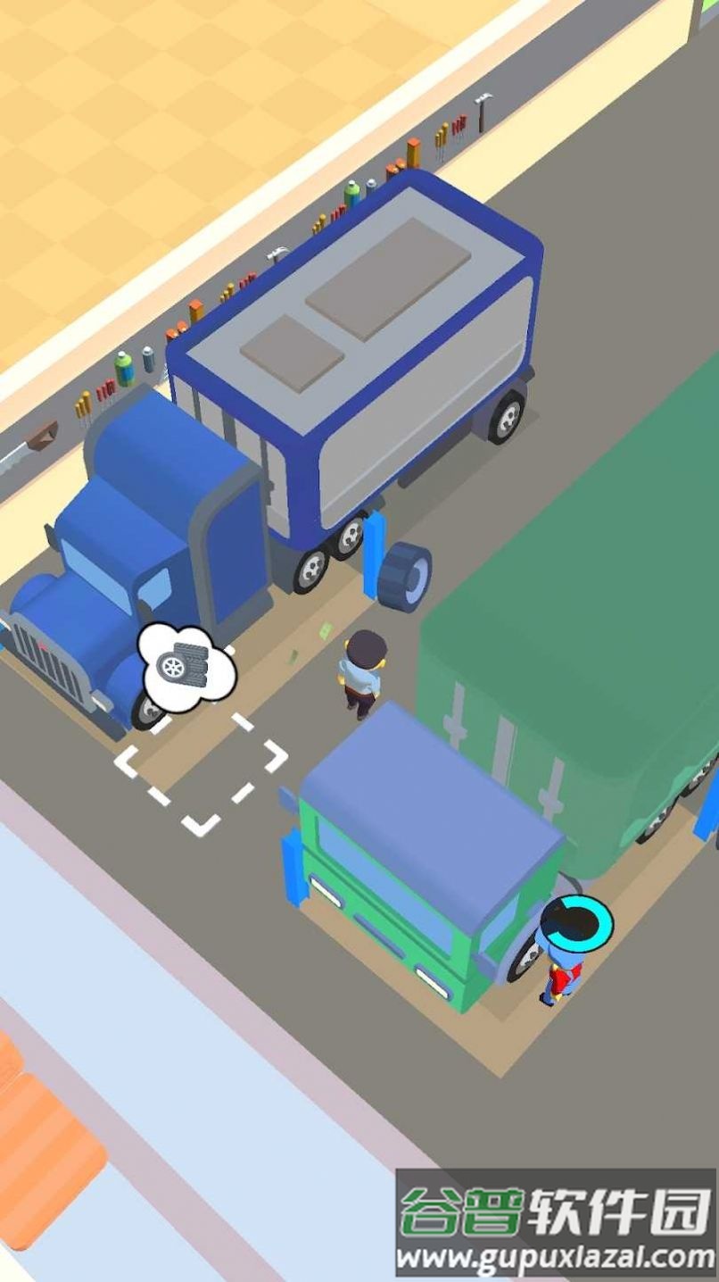 闲置卡车游戏截图3