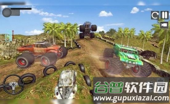 怪物卡车极限越野下载安装(Xtreme Monster Truck Racing 2020: 3D offroad Games)截图2