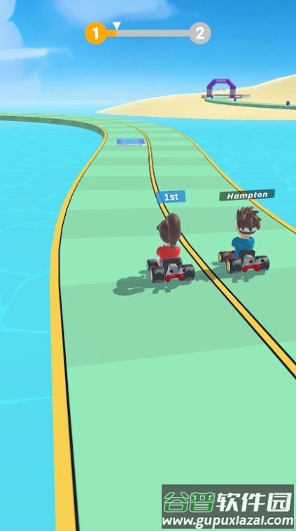 卡丁车竞速赛游戏(Kart Racer 3D)截图1