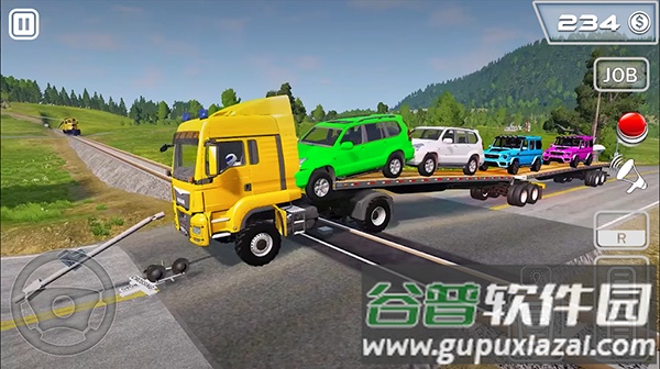 越野运输卡车Offroad Transporter Truck Game截图2