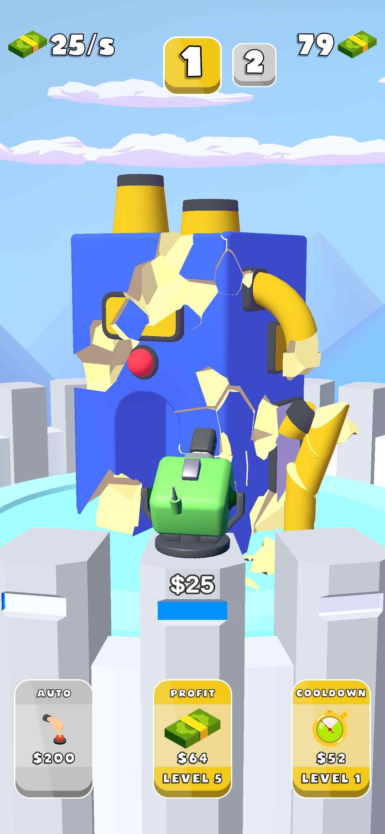 大炮空闲3D游戏截图4