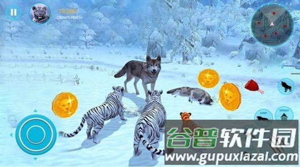 野生白虎家庭模拟(Wild White Tiger Family Sim)截图3