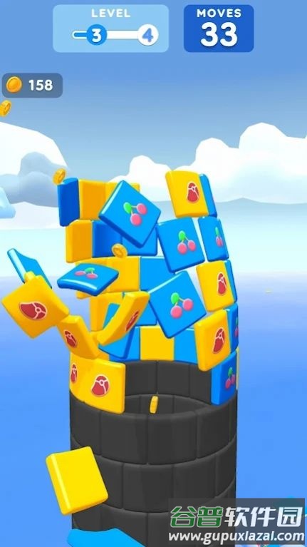方块垒高高Mahjong Tower游戏截图3