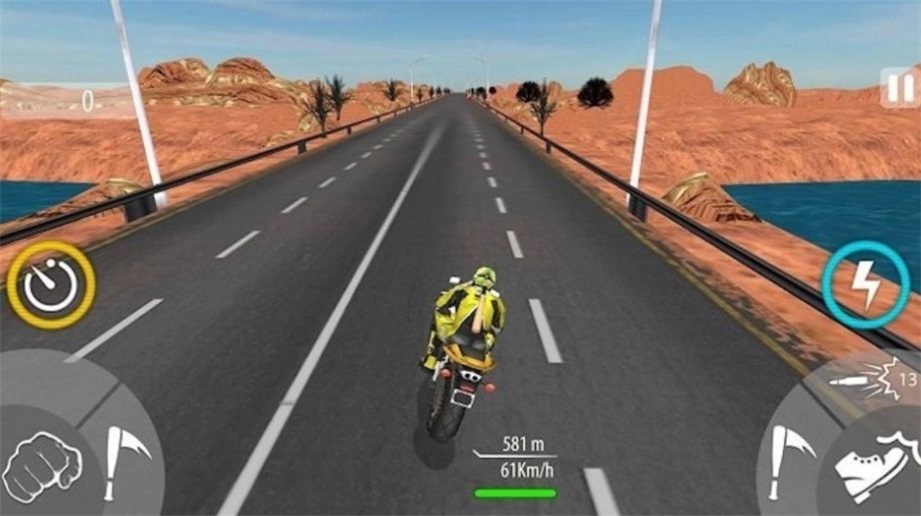 公路摩托真实模拟3D截图2