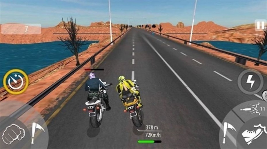 公路摩托真实模拟3D截图4