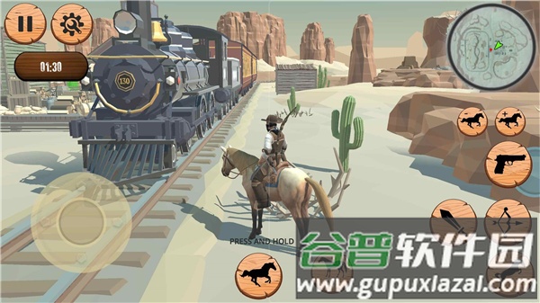 西部牛仔模拟器中文版(Western Horse Simulator)截图4