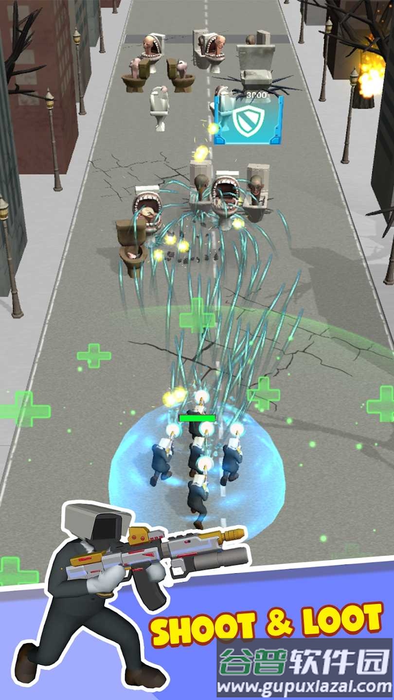 厕所怪物奔跑射手截图3
