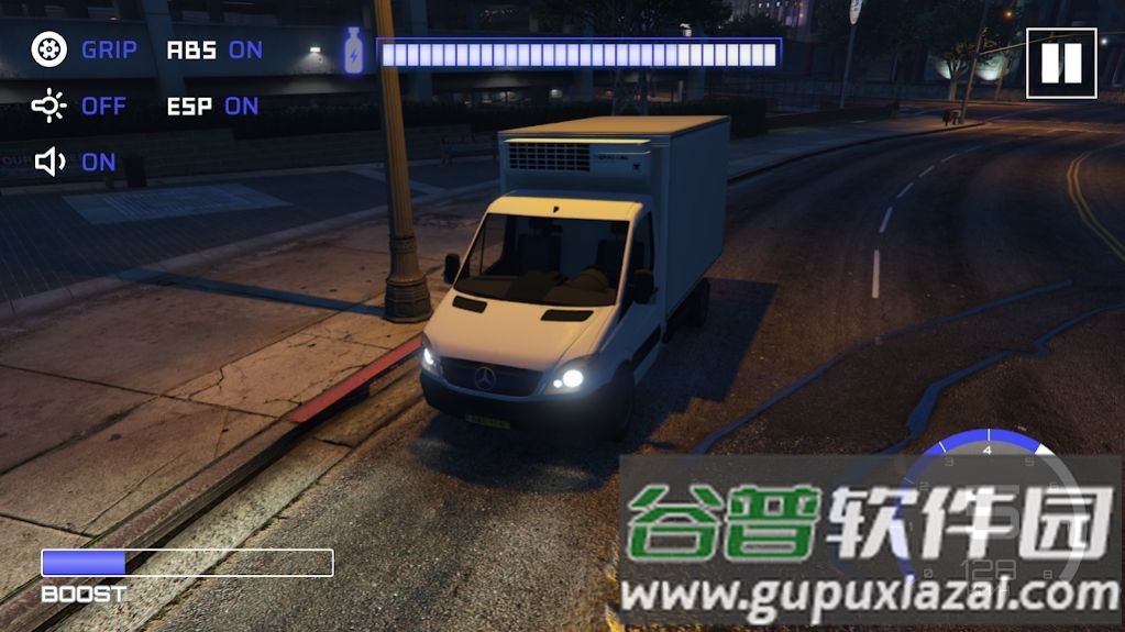 短跑迷你巴士比赛Delivery Mercedes Sprinter游戏截图1
