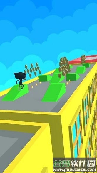 黑猫跳跃无尽跑酷免费版截图2