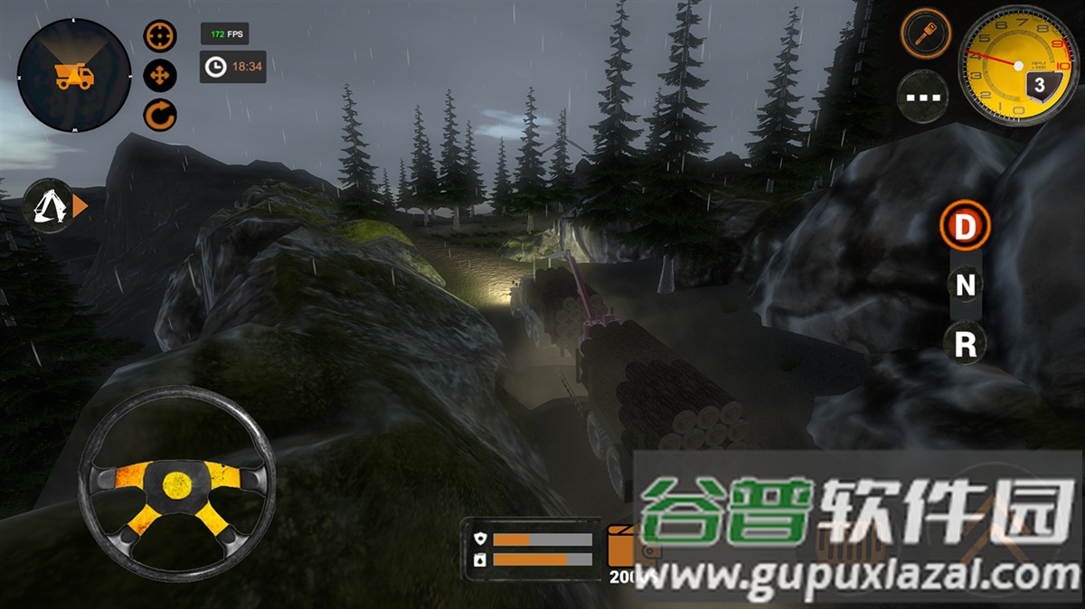 卡车司机森林模拟器手机版(Truck Driver Forest Simulator)截图1