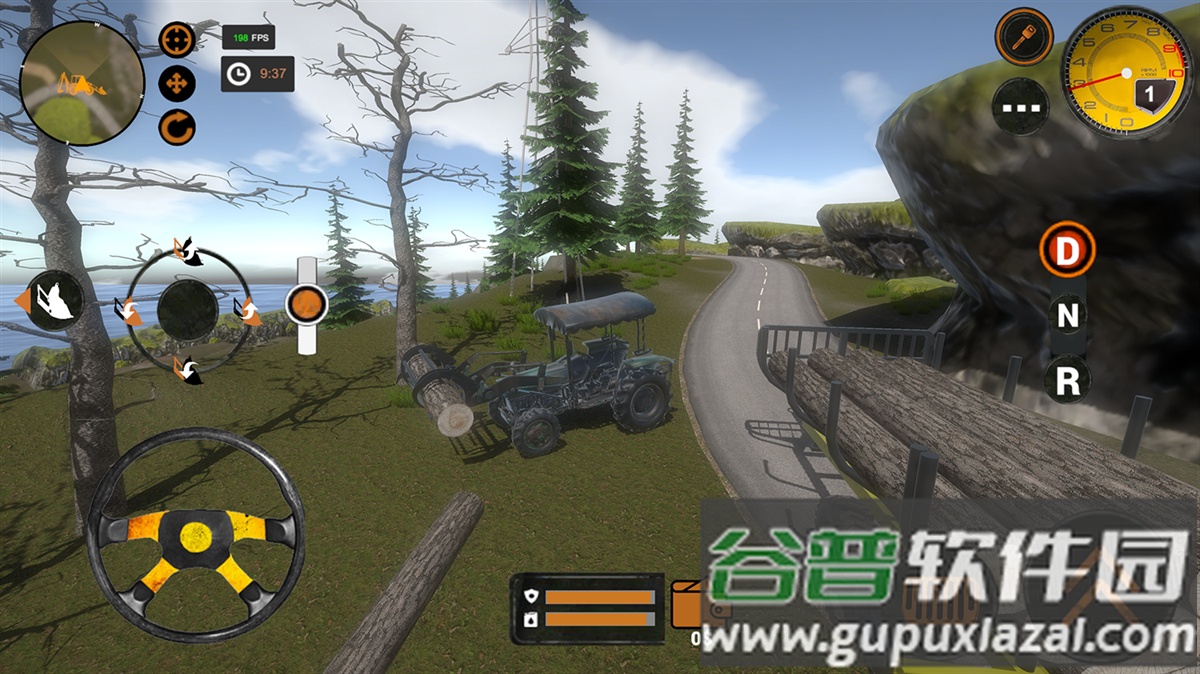 卡车司机森林模拟器手机版(Truck Driver Forest Simulator)截图2