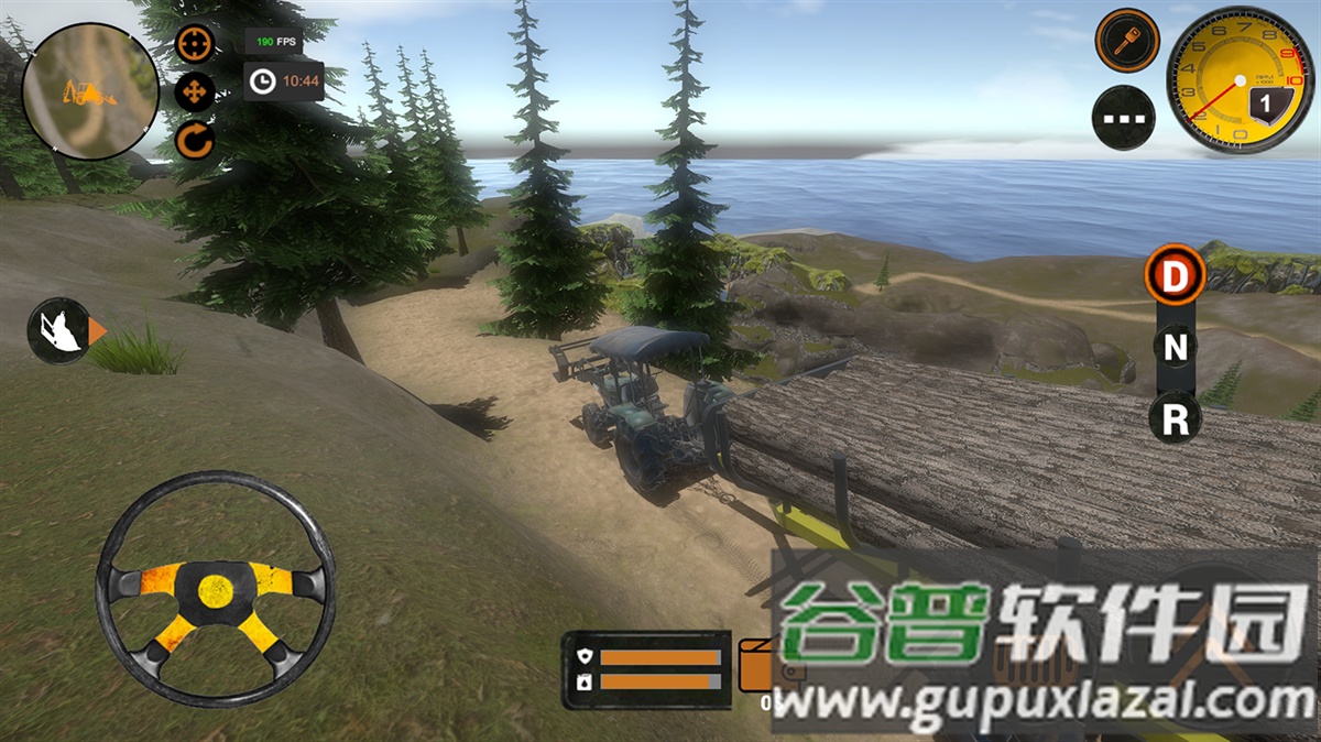 卡车司机森林模拟器手机版(Truck Driver Forest Simulator)截图3