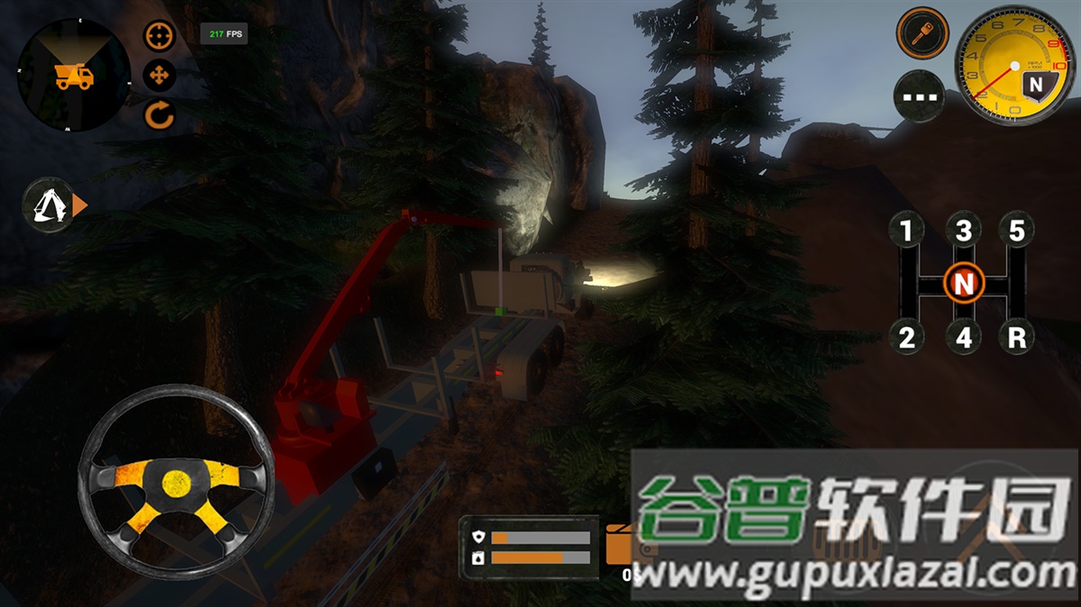 卡车司机森林模拟器手机版(Truck Driver Forest Simulator)截图4