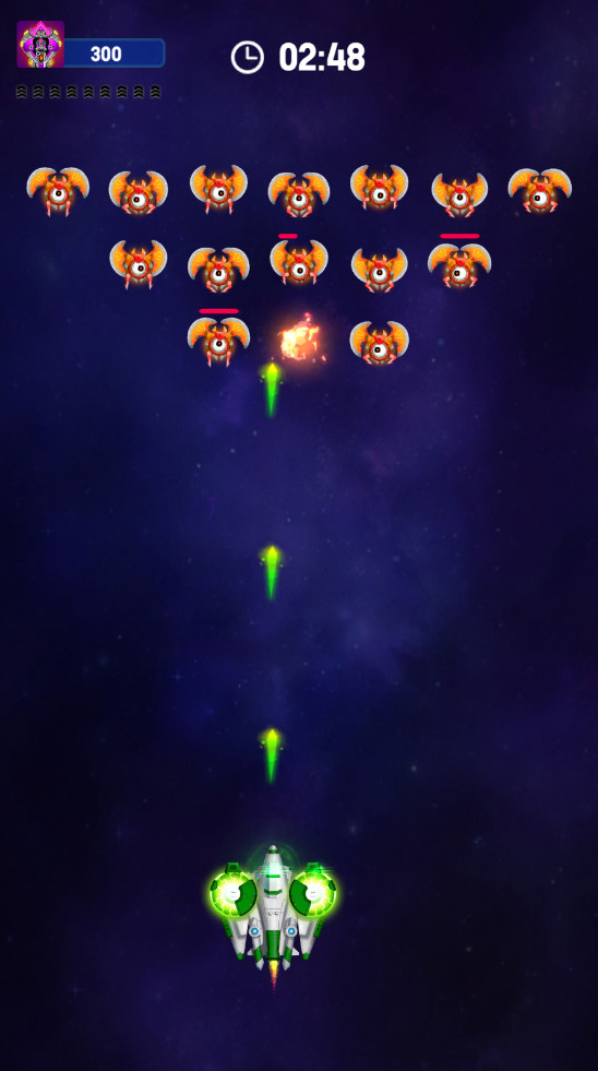 银河之战深空射手无限钻石版(Space Shooter)截图1