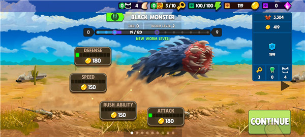 死亡蠕虫无限金币钻石版(Death Worm)截图3