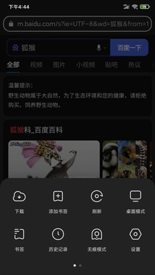 狐猴浏览器APP 官方版截图1