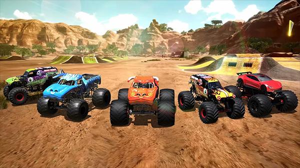 怪物卡车特技汽车Monster Truck Stunt - Car Game截图2
