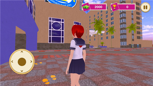 虚拟高中女生生活模拟器中文版(Virtual High School Girl Life Simulator)截图2