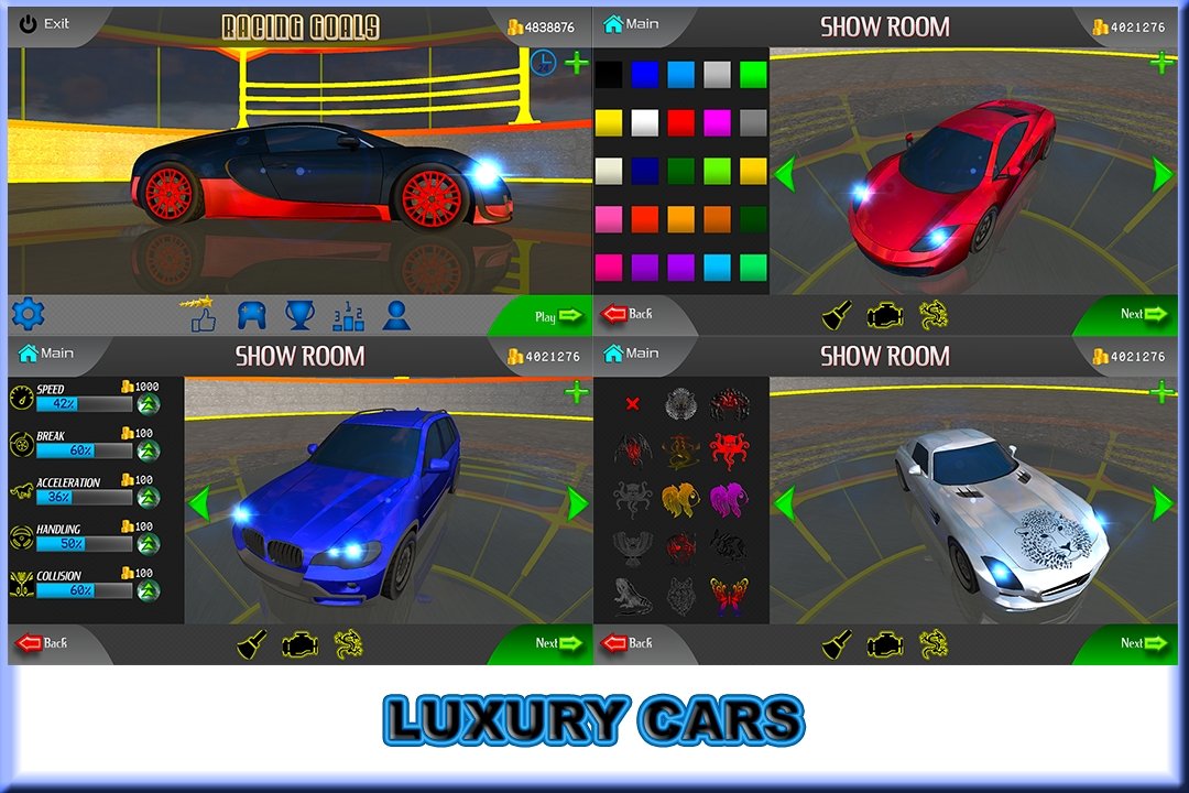 交通赛车豪华车Racing Goals截图2