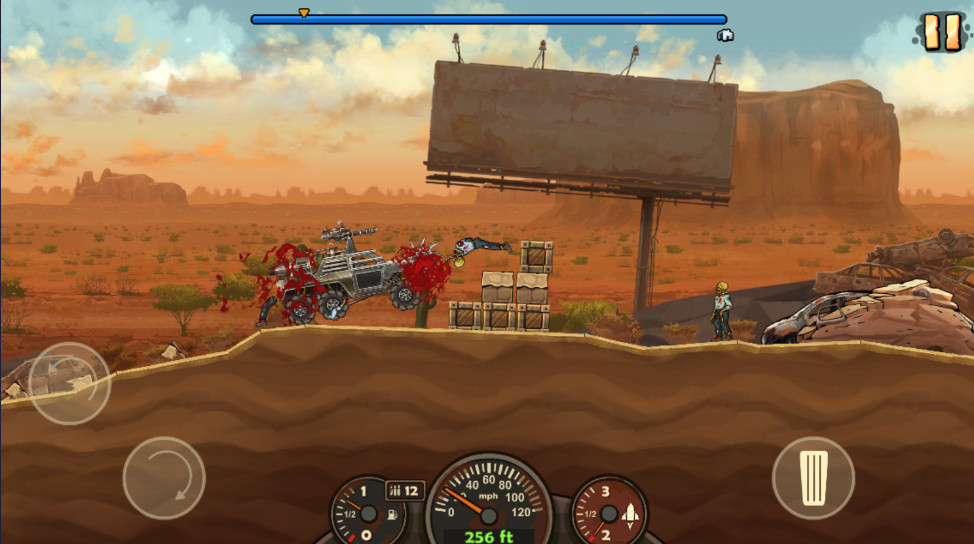 战车撞僵尸地牢中文版(Earn to Die Rogue)截图2