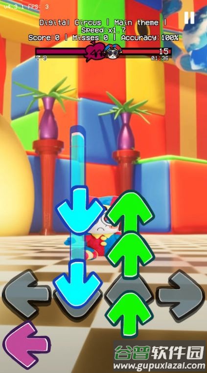 FNF电路模组游戏(FNF Circus)截图1