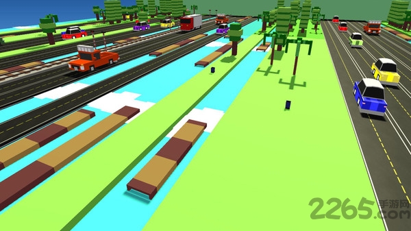 马路上的跳跃游戏截图1