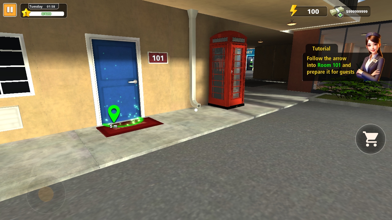 汽车旅馆模拟器内置菜单最新版(Supermarket Motel Simulator)截图3