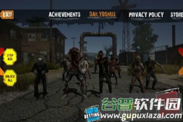 僵尸战争生存射击Zombie War Survival Shooter截图1