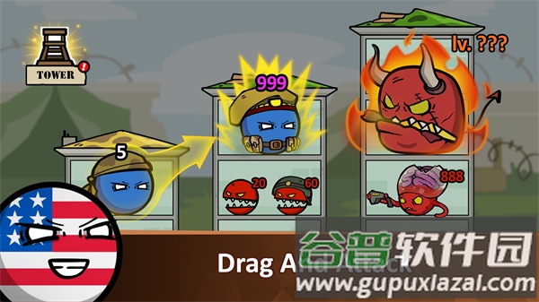 波兰球僵尸之战游戏(Countryballs - Zombie Attack)截图1