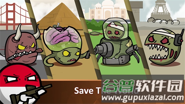 波兰球僵尸之战游戏(Countryballs - Zombie Attack)截图3