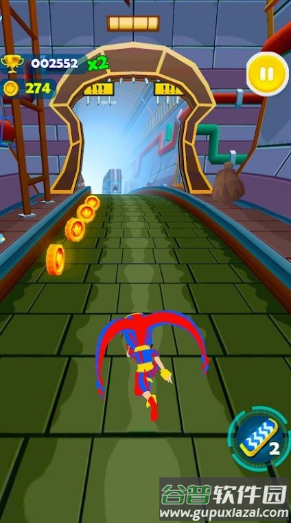 马戏团飞人跑酷Circus Pomni Runner截图1