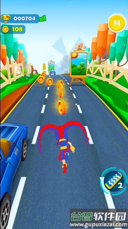 马戏团飞人跑酷Circus Pomni Runner截图3