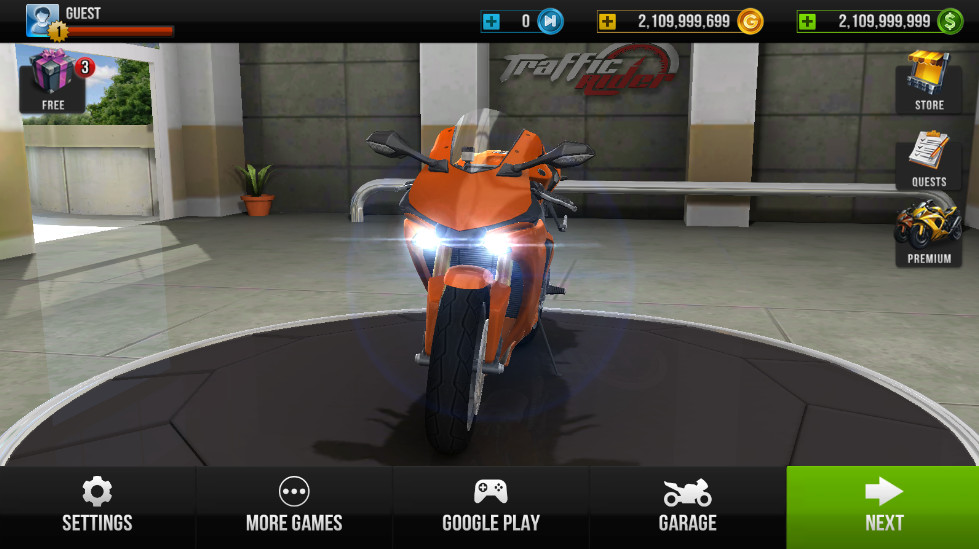 公路骑手无限金币版(Traffic Rider)截图1