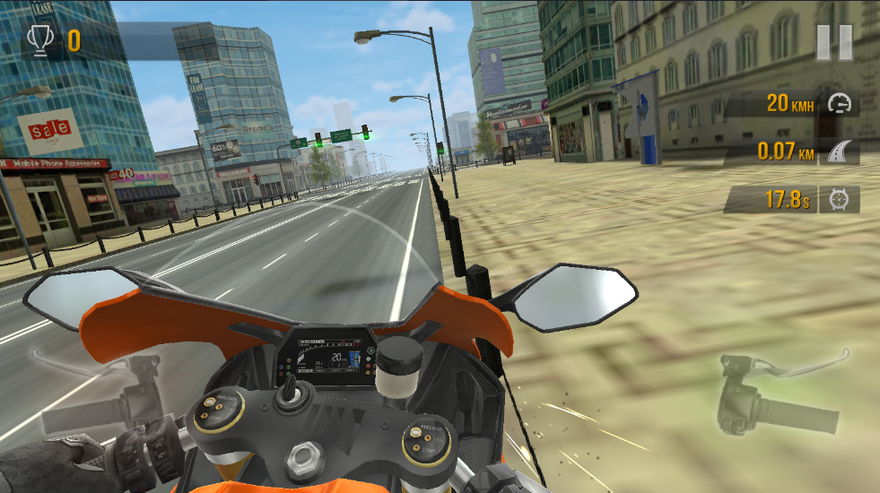 公路骑手无限金币版(Traffic Rider)截图4