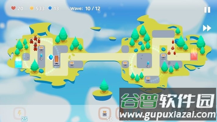天空塔防游戏截图1