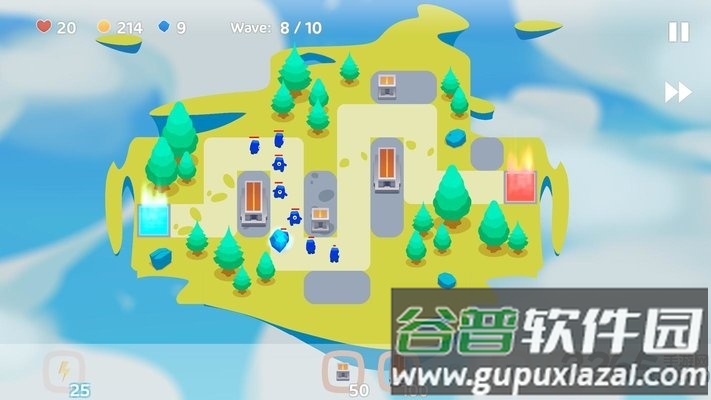 天空塔防游戏截图3