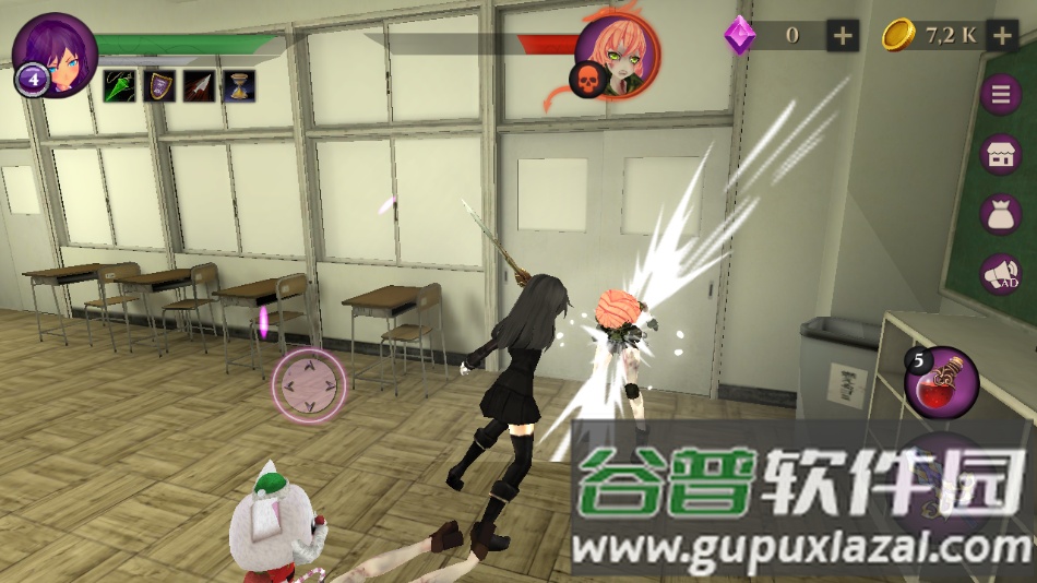 动漫高中僵尸模拟器手机版（Anime High School Zombie）截图1
