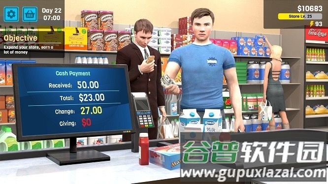 超市管理模拟器游戏（Supermarket Management Simulator）截图4
