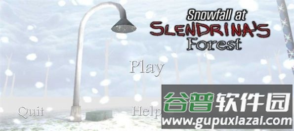 兰德里纳河的森林雪天模组(Slendrina: The Forest - Snowfall)截图1