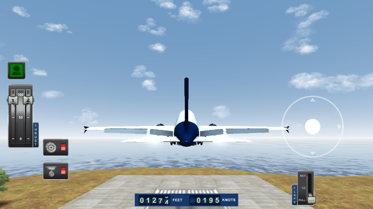喷气飞机模拟游戏手机版(JumboJet Flight Simulator)截图1