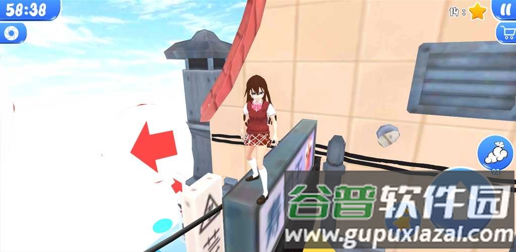跑酷奥比高中动漫parkour obby sakura tree in tokyo截图1