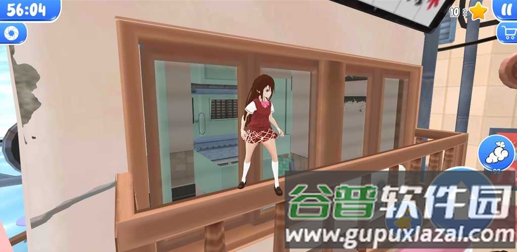 跑酷奥比高中动漫parkour obby sakura tree in tokyo截图3