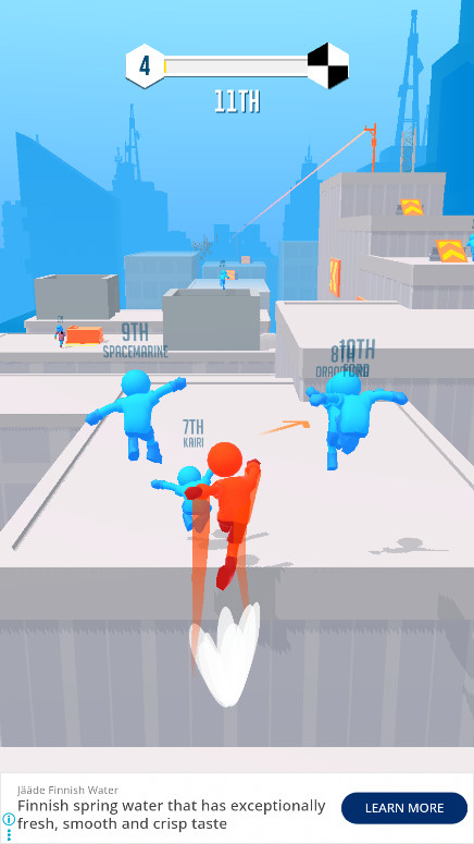 无限跑酷城市大竞技安卓版(Parkour Race)截图1