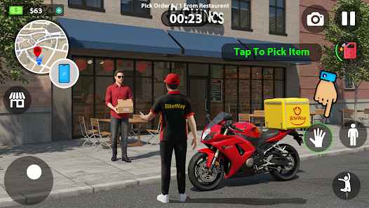 外卖骑手生活模拟器游戏(Delivery Rider Life Simulator)截图1