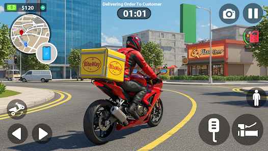 外卖骑手生活模拟器游戏(Delivery Rider Life Simulator)截图4