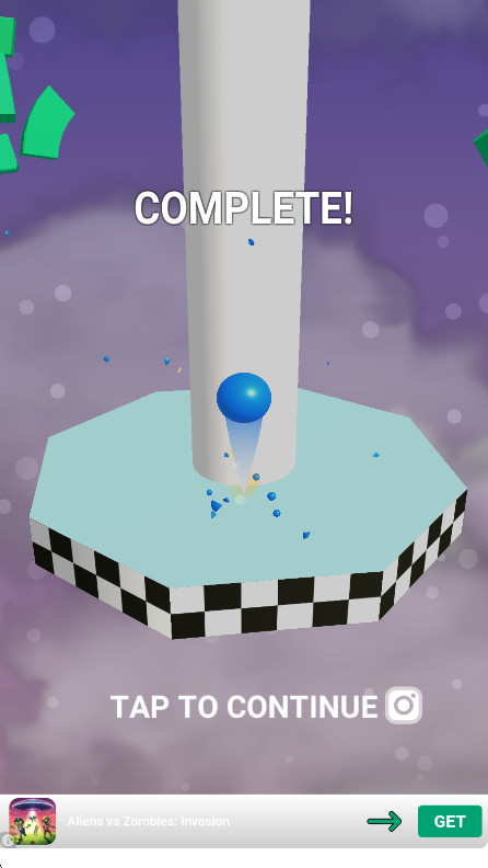 堆栈球小游戏(Stack Ball)截图1