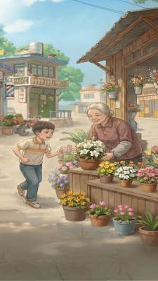 奶奶的花店赚钱小游戏截图2