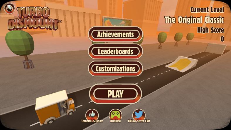 飞车英雄最新版2026(Turbo Dismount)截图1
