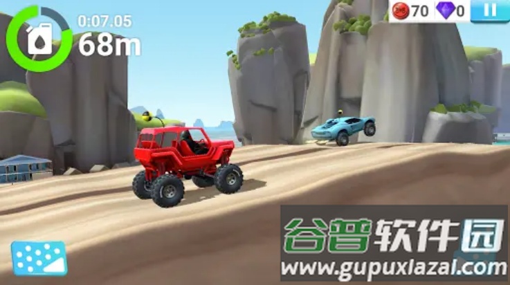 MMX爬坡赛车2游戏(Hill Dash 2)截图1